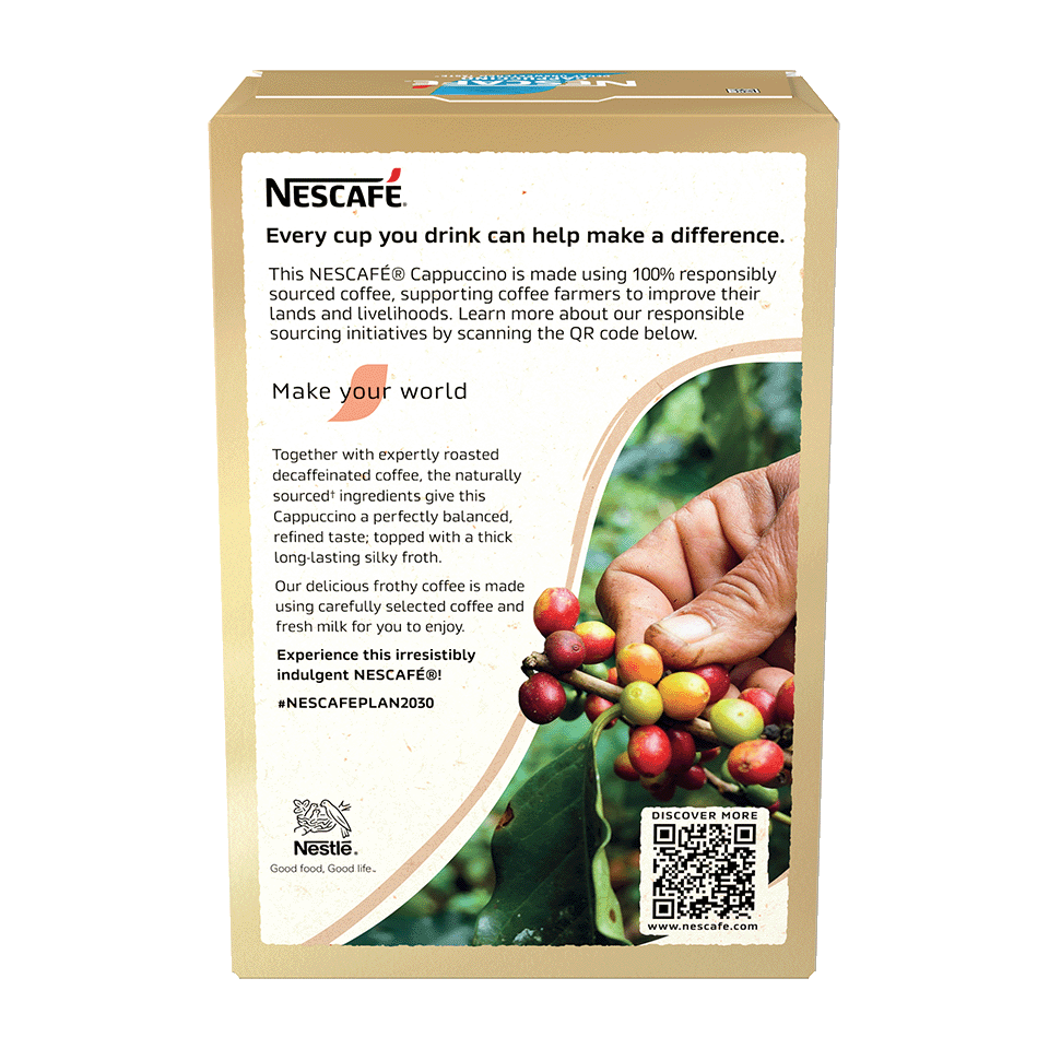 NESCAFÉ® Cappccino Decaf Unsweetened | Nescafé Malta